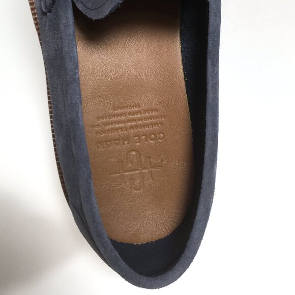 Cole Haan American Classics Penny Loafers Mens Size 13 Blue Suede C36031